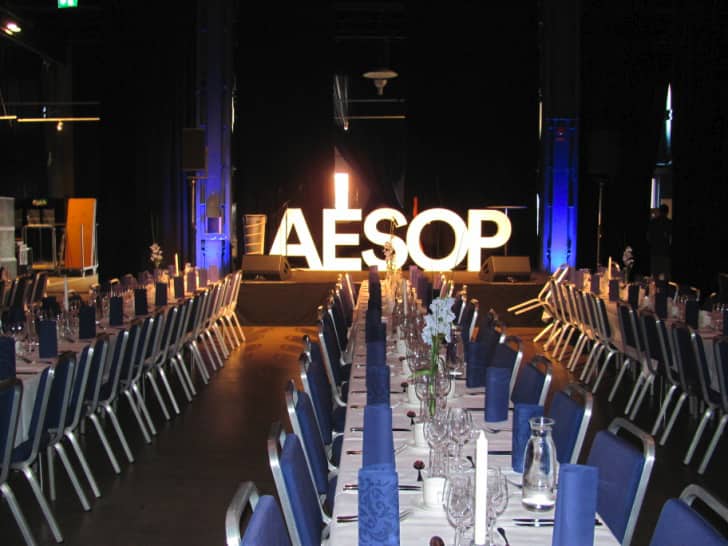 The 2018 AESOP congress dinner in Gothenburg was a spectacular event. This could never happen on ZOOM.